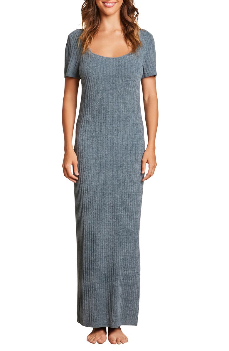 Barefoot Dreams<sup>®</sup> CozyChic<sup>®</sup> Ultra Lite<sup>®</sup> Rib Dress, Main, color, Blue Cove