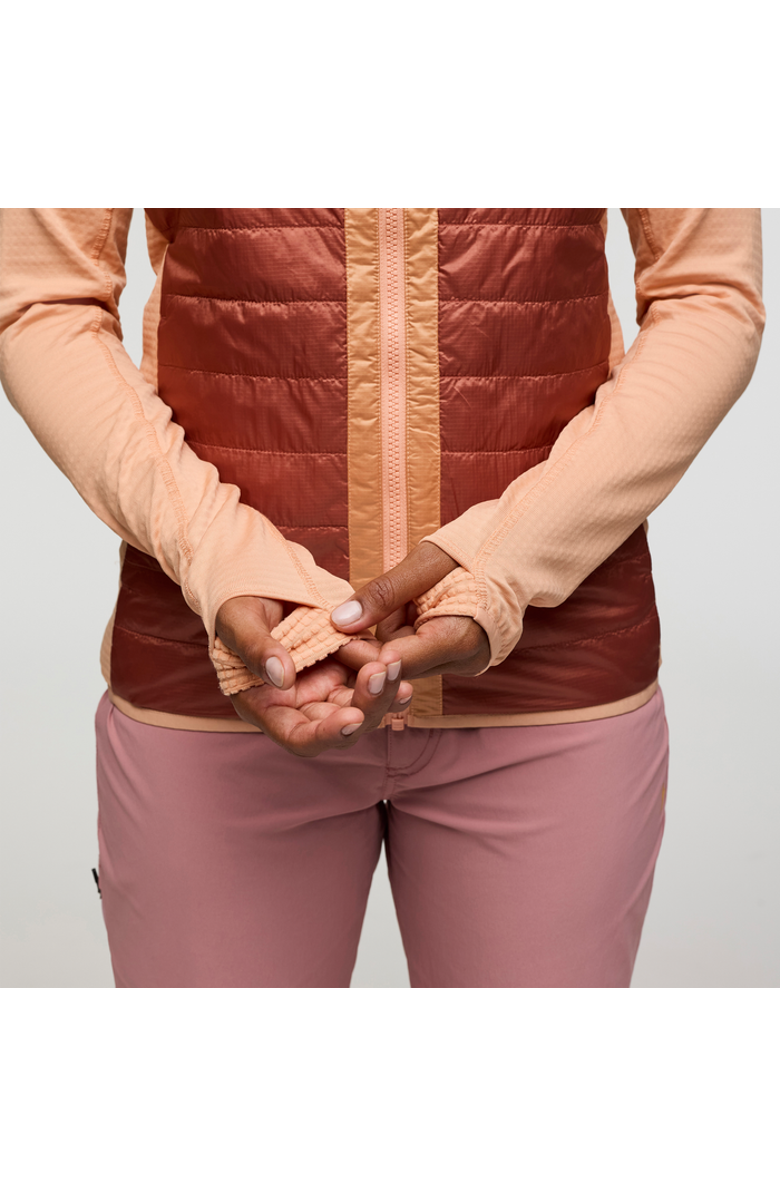 Cotopaxi-Amigos-24 Capa Hybrid Insulated Jacket - Women's, Alternate, color, Apricot/Faded Brick