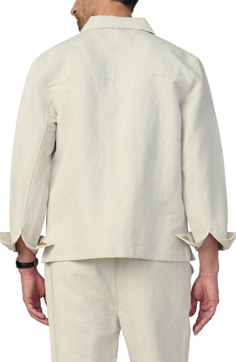 Joe's Cy Linen Button-Up Shirt, Alternate, color, Flax
