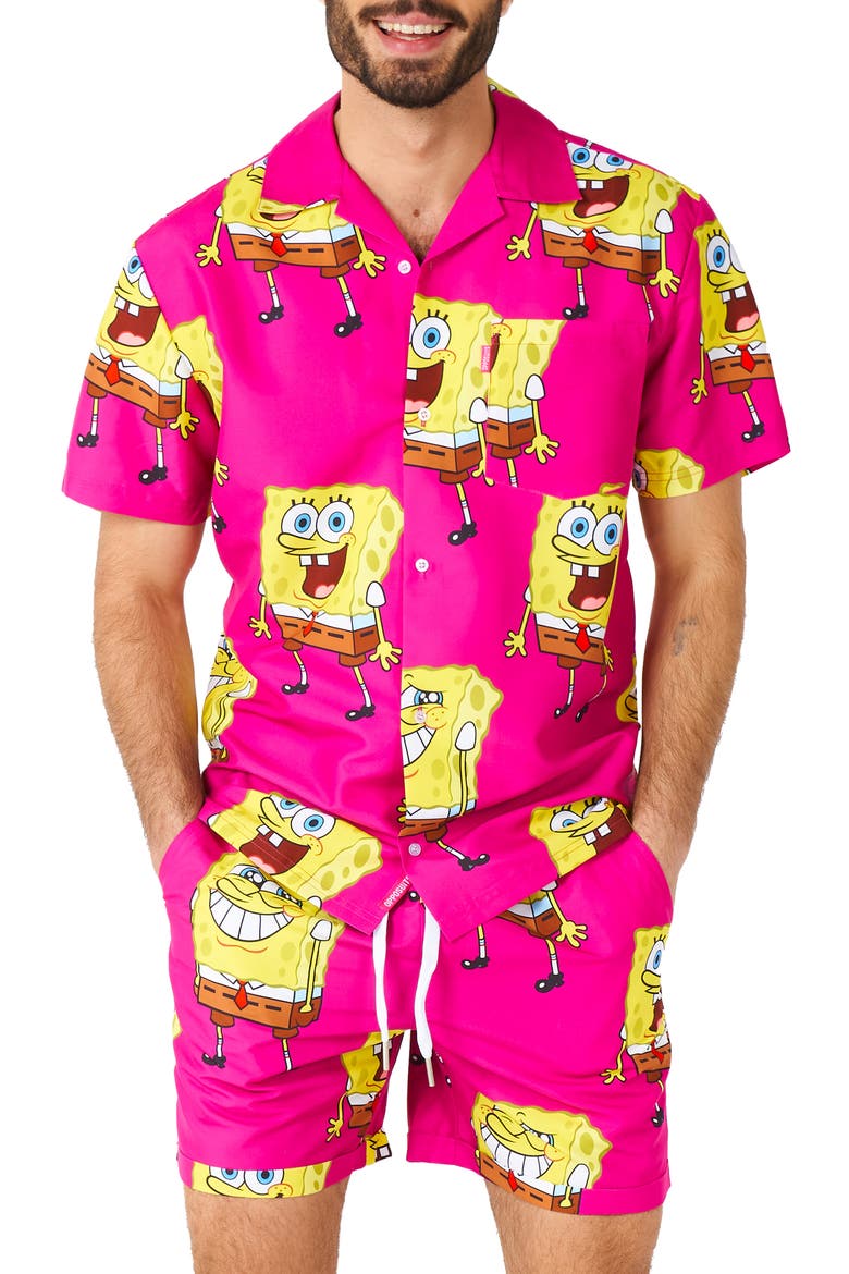 2-Piece Spongebob Summer Set, Alternate, color, PINK