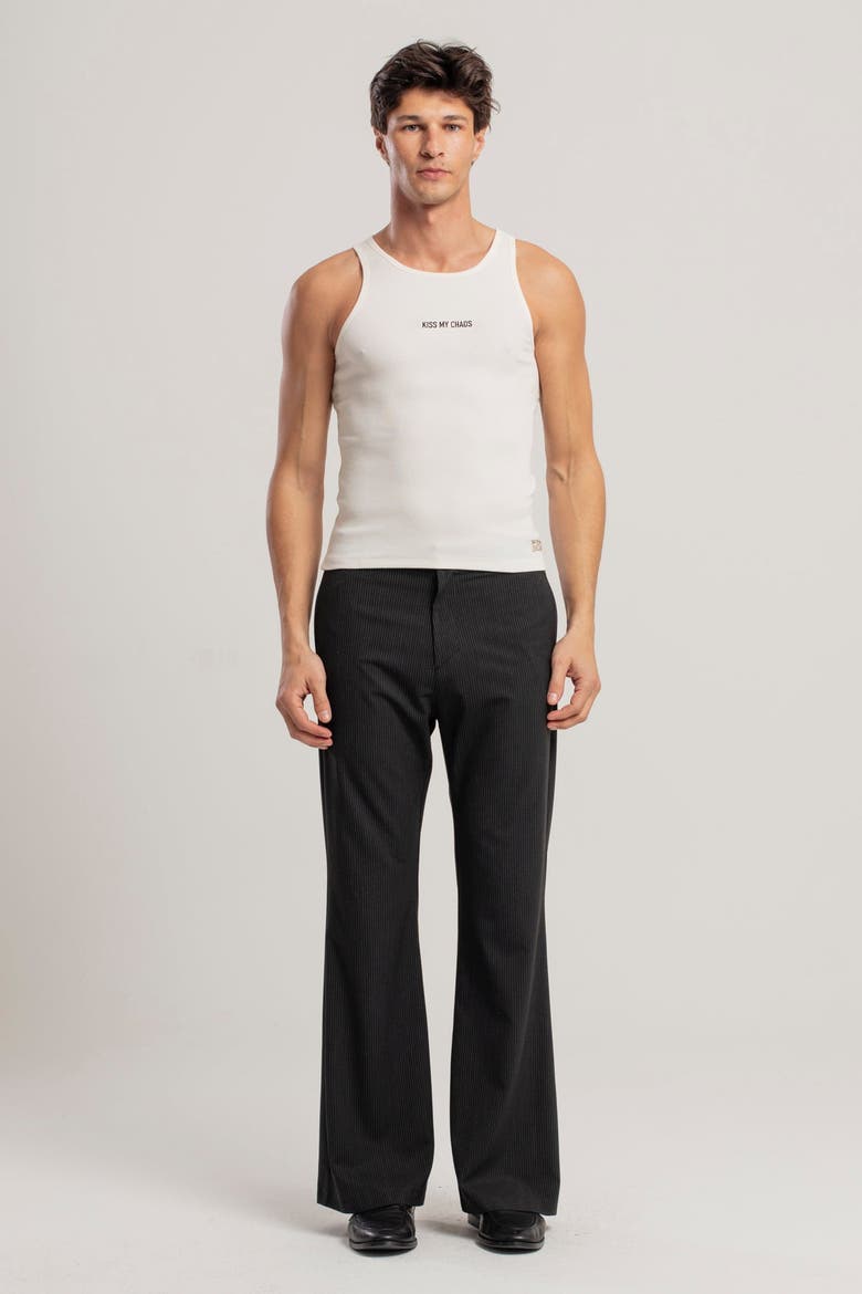 Cotton Rib Tank Top, Alternate, color, white