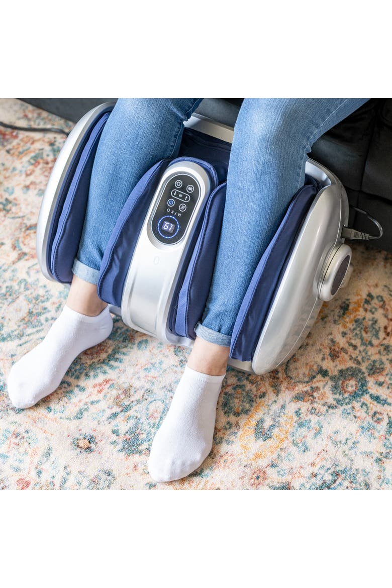 MAS II Foot, Leg & Calf Massager with Heat, Alternate, color, SIlver