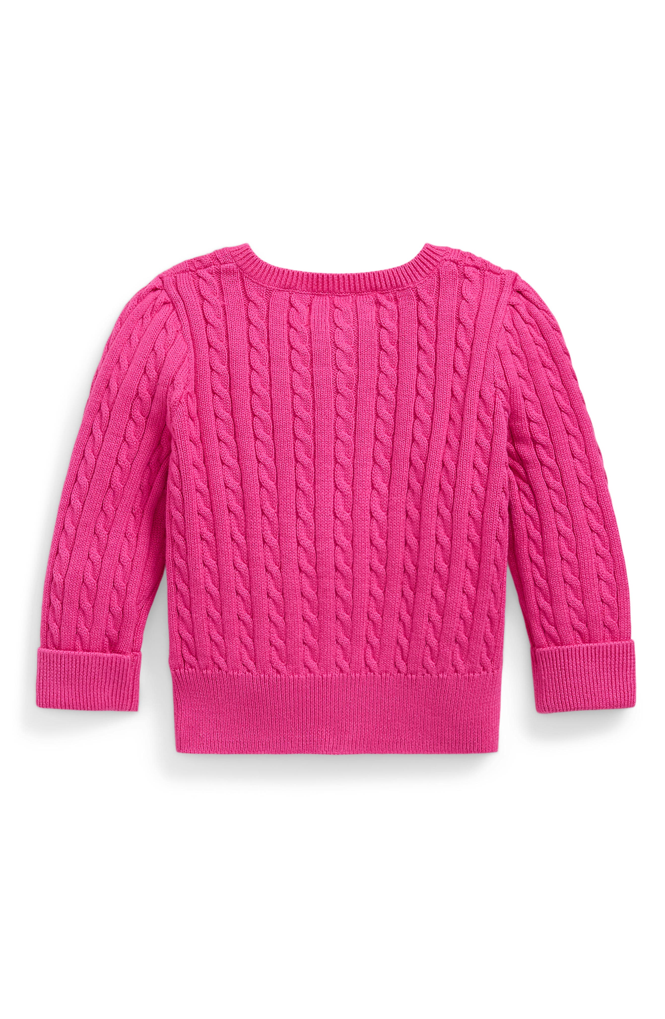 Ralph Lauren Cotton Mini Cable Cardigan — фото 2