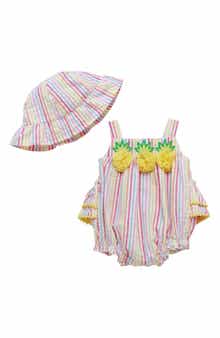 BABY STARTERS Kids' Bubble Romper & Bucket Hat Set