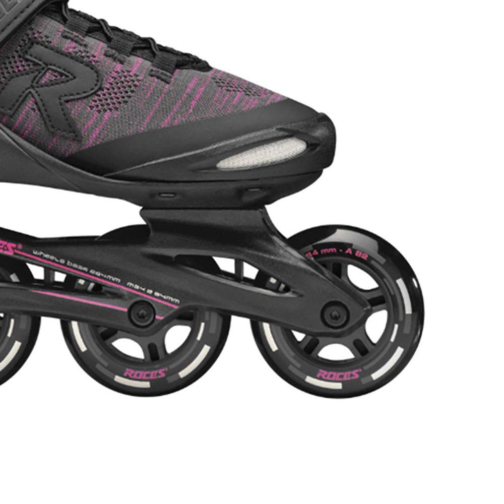 Roces Weft Thread Womens Inline Skates, Alternate, color, Black/Fuchsia