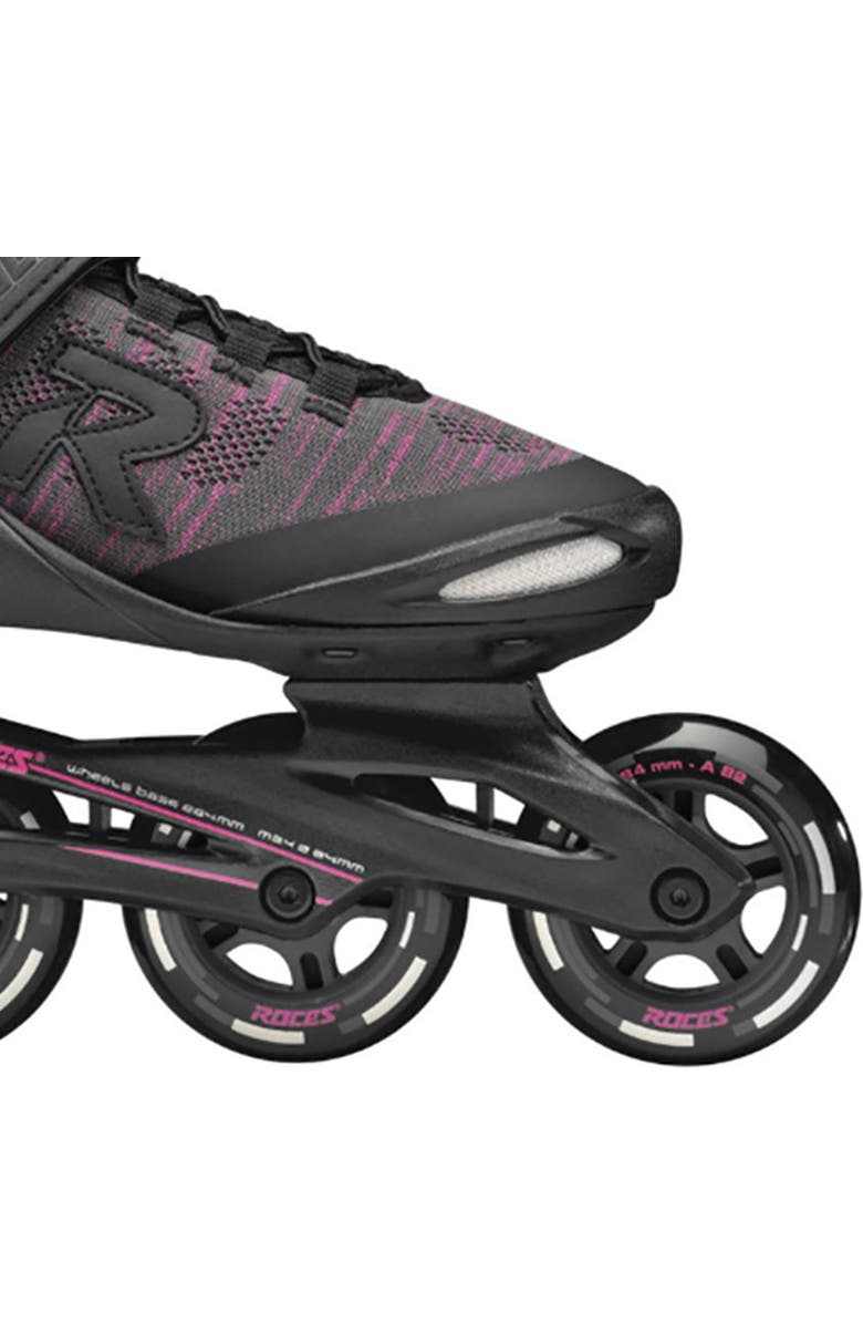Roces Weft Thread Womens Inline Skates, Alternate, color, Black/Fuchsia