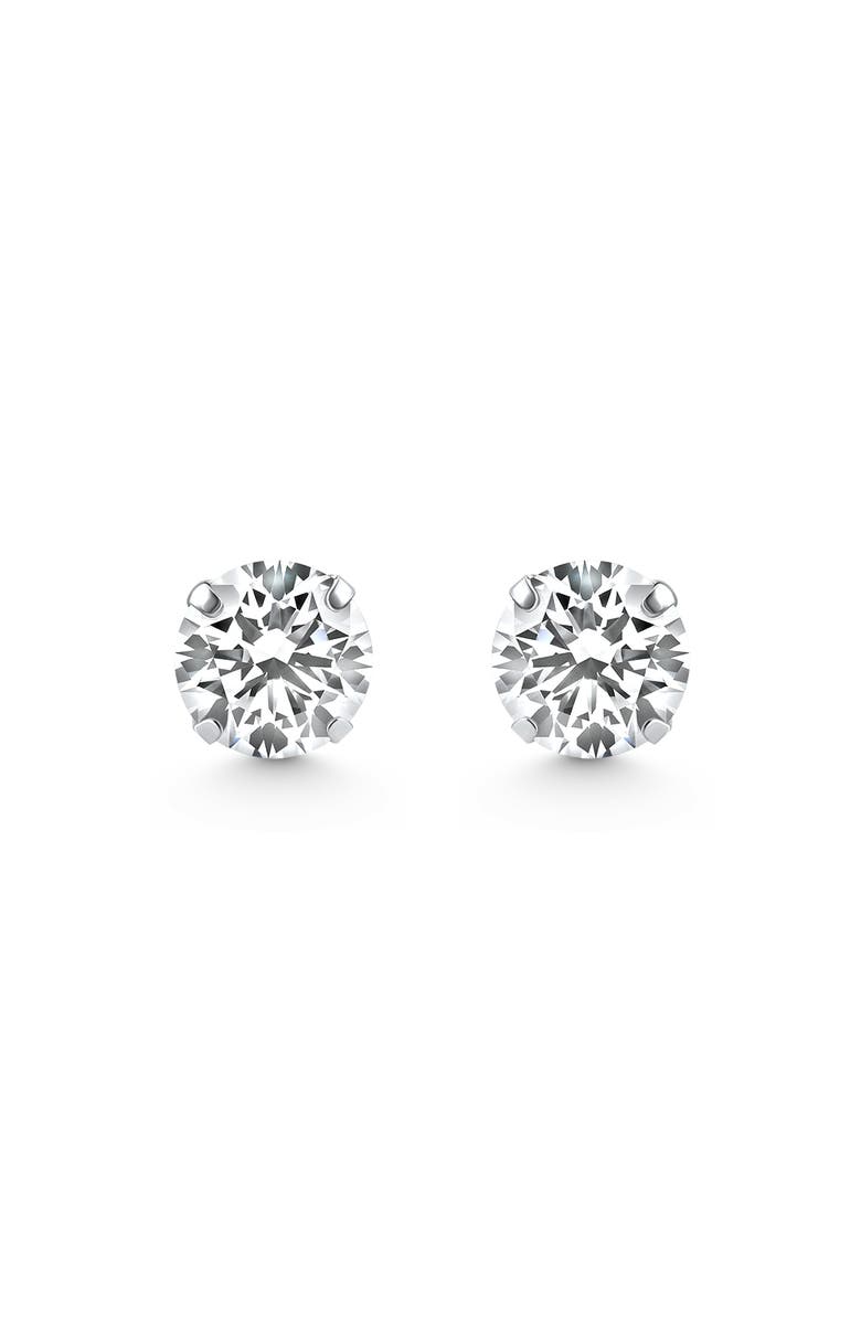 Bliss Diamond 1/3 Ct TW Small Diamond Studs 14k Gold Lab Grown, Alternate, color, 14K White Gold