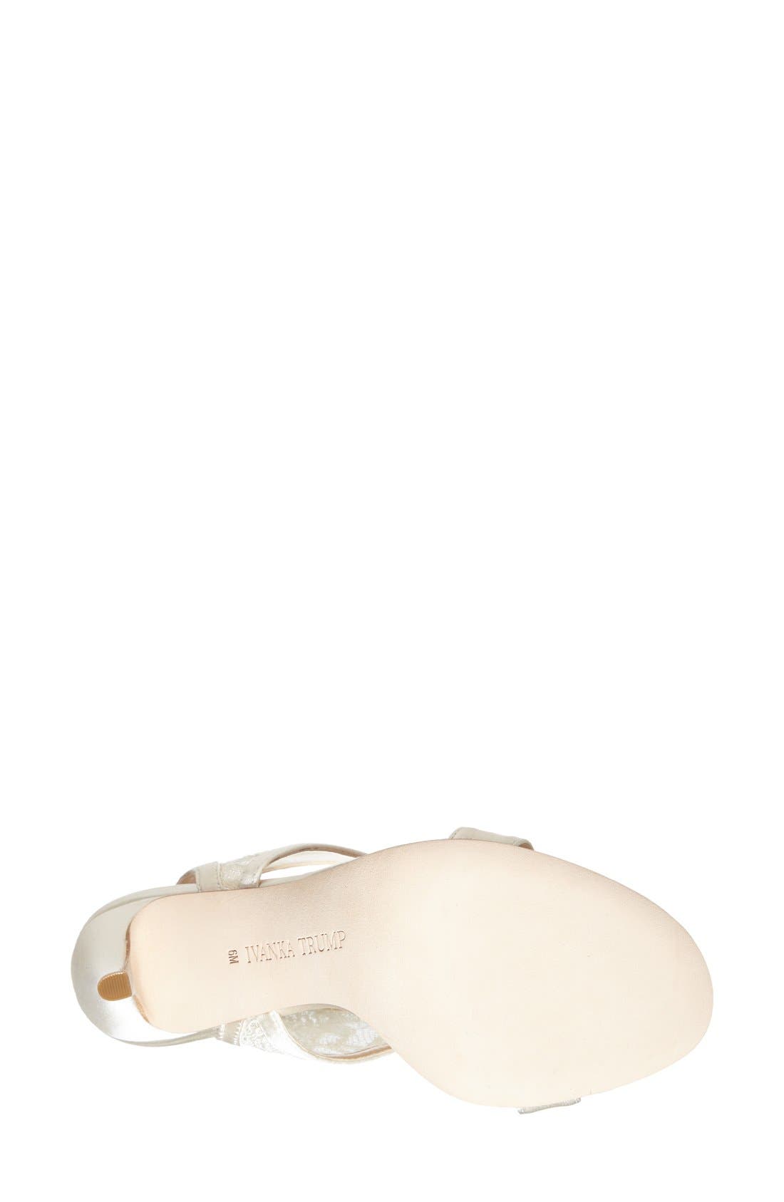 'Daza' Ankle Cuff Sandal, Alternate, color, IVORY