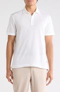BOSS Press Cotton & Linen Blend Polo