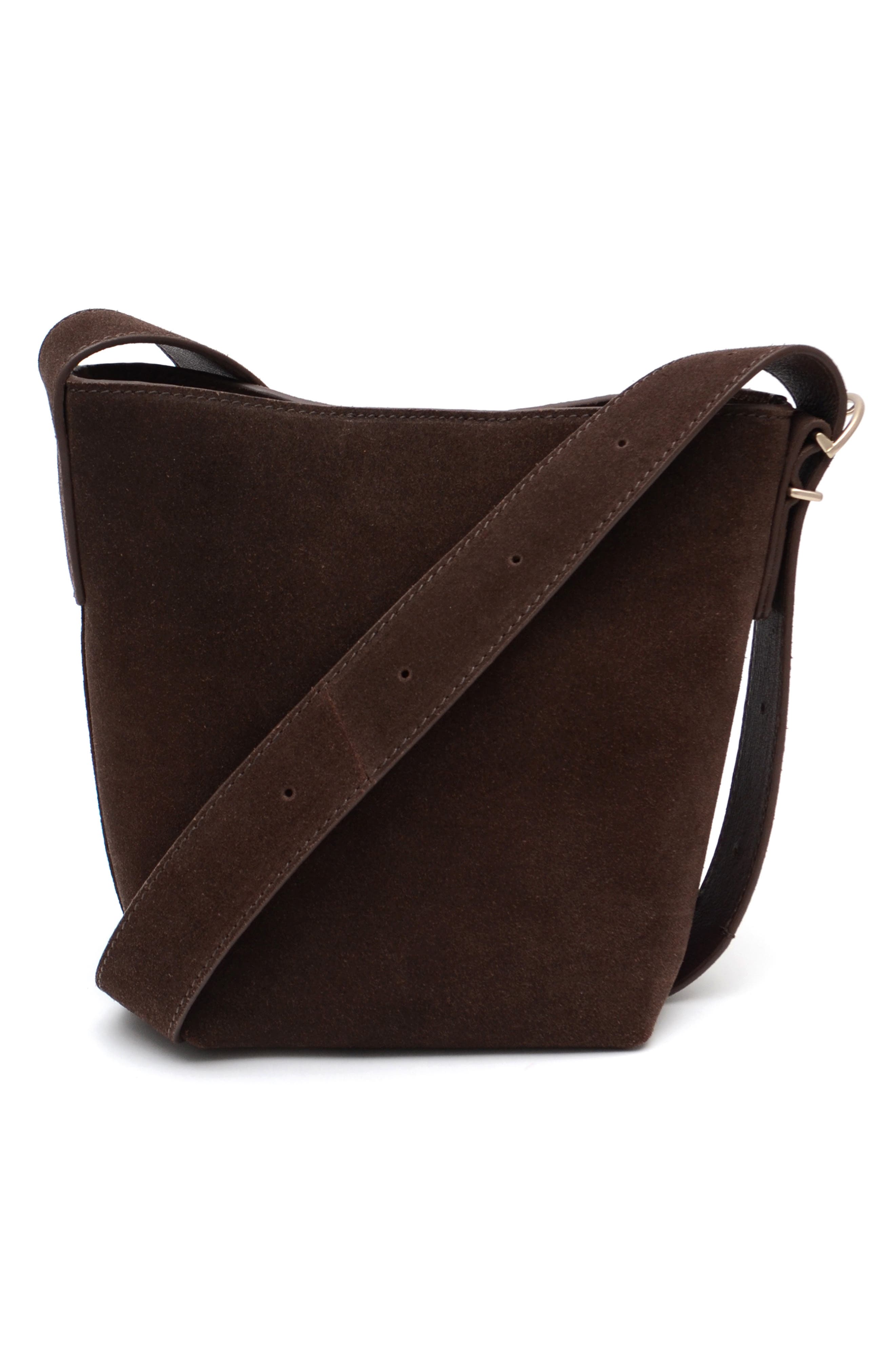 New Amsterdam Leatherworks Jayden Leather Bucket Bag, Alternate, color, 