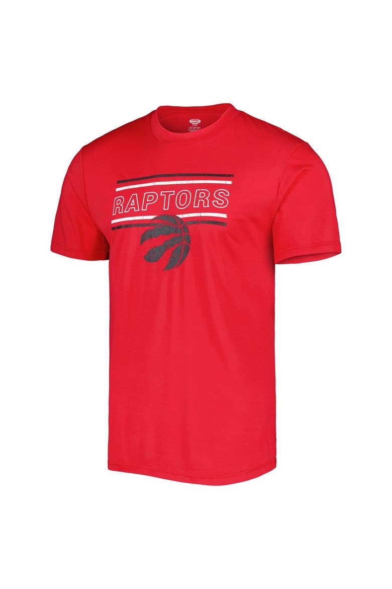 Men's Concepts Sport Red/Black Toronto Raptors Badge T-Shirt & Pajama Pants Sleep Set, Alternate, color, Red