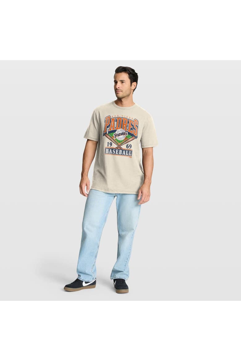 Men's Fanatics Tan San Diego Padres Stadium Slub T-Shirt, Alternate, color, Tan
