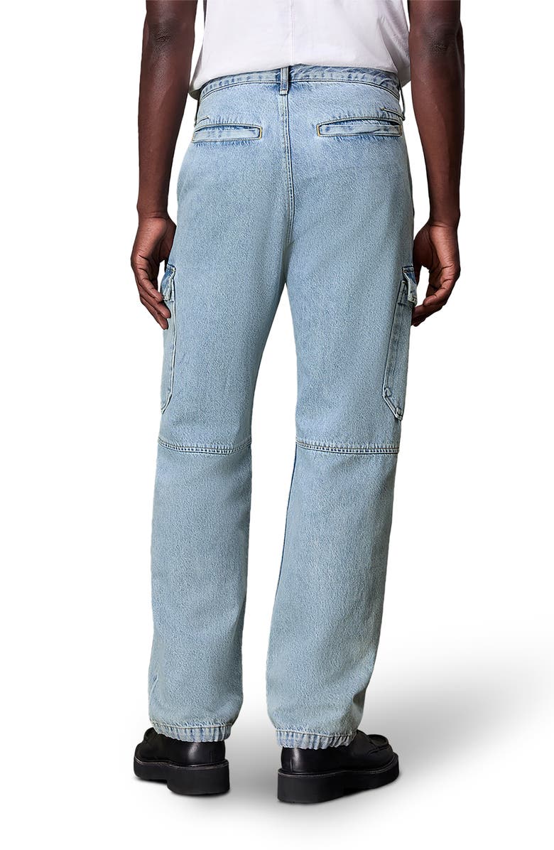 rag & bone Fit 4 Loose Fit Cargo Baggy Jeans, Alternate, color, Skylight