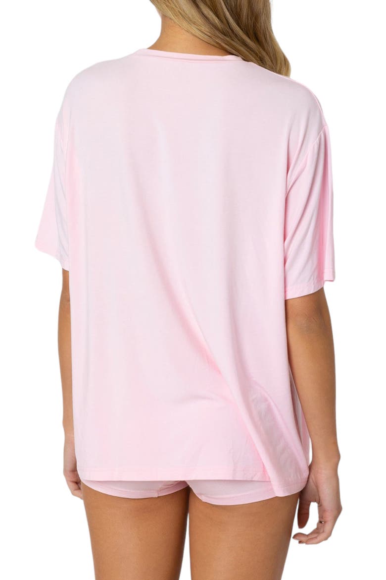 Oversize Crewneck T-Shirt, Alternate, color, PINK