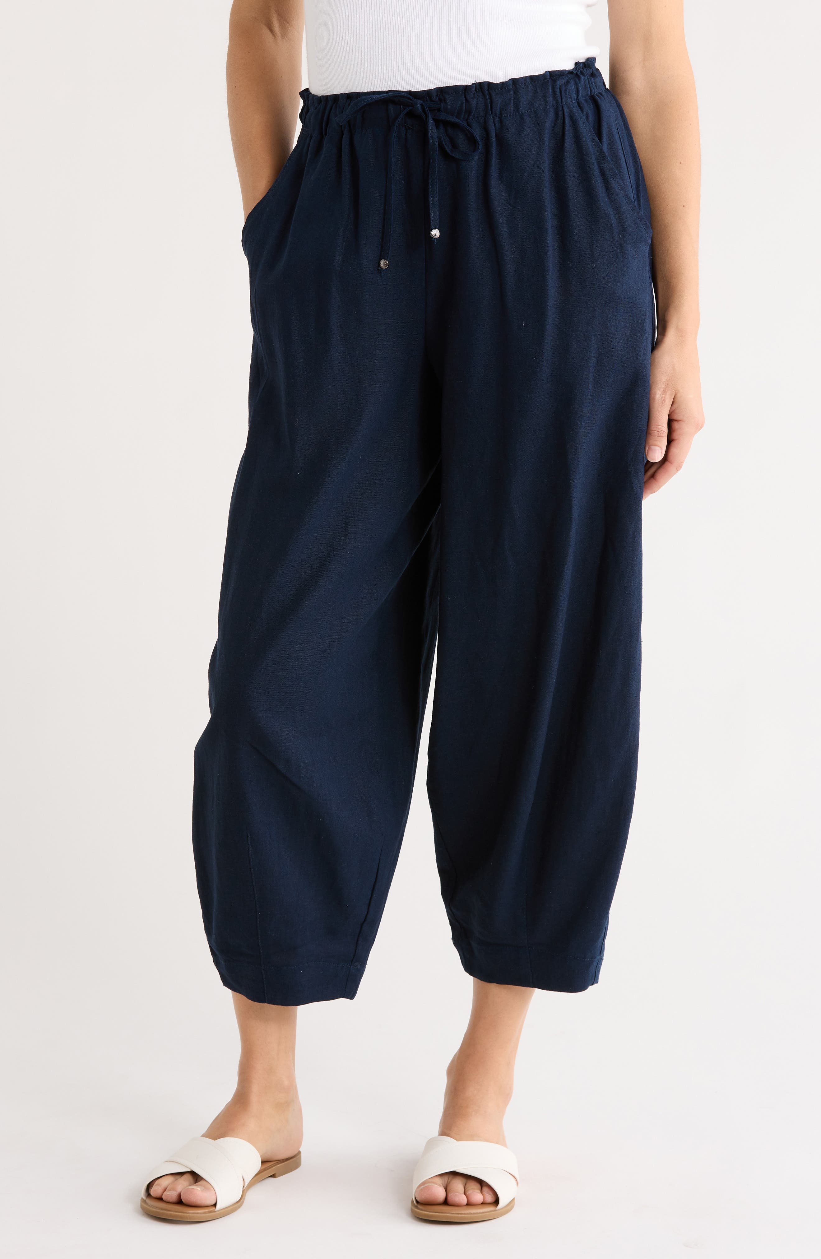 Cropped Drawstring Pants - image 5