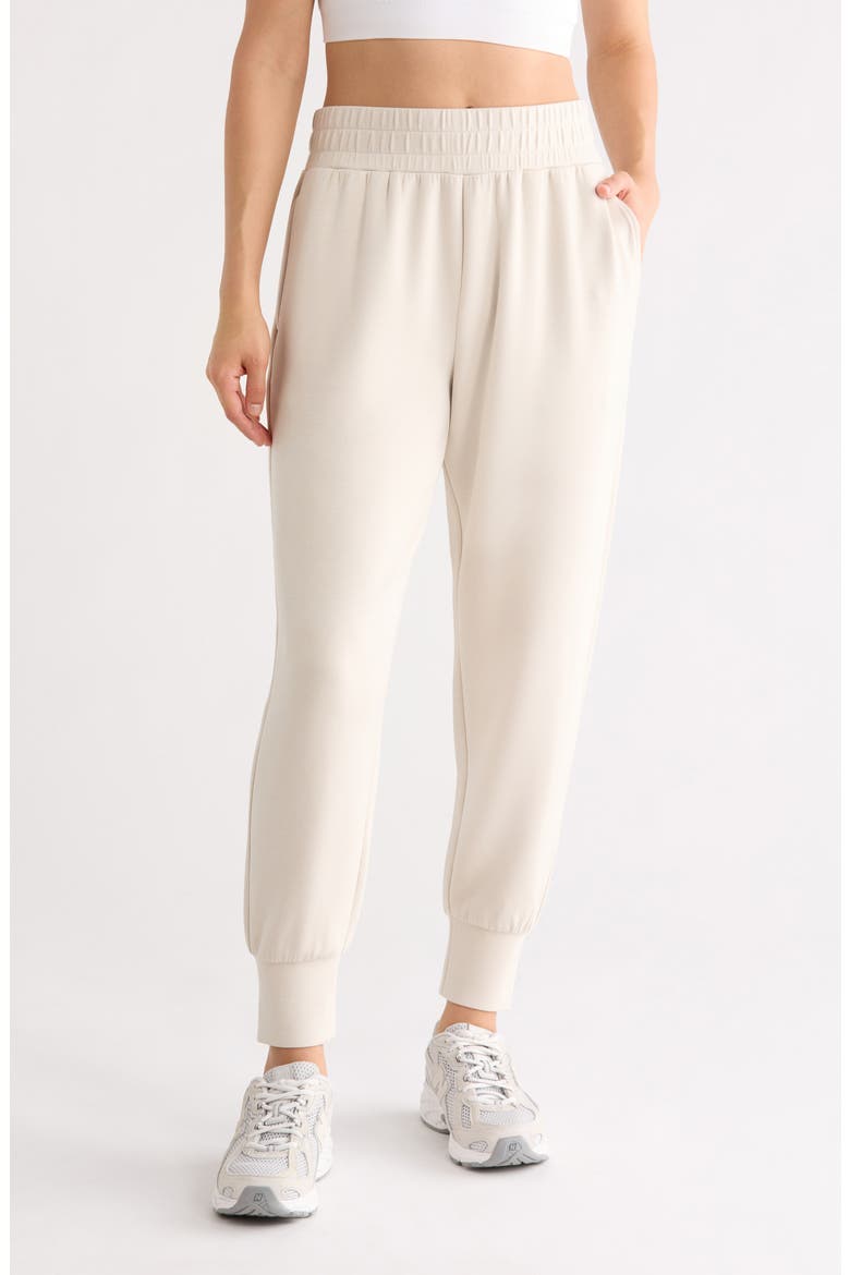 Whisper Knit Slim Joggers, Main, color, GREY MOONBEAM