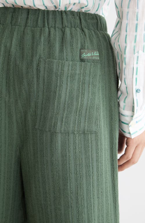 Scotch & Soda Regular Fit Tonal Striped Bermuda Shorts