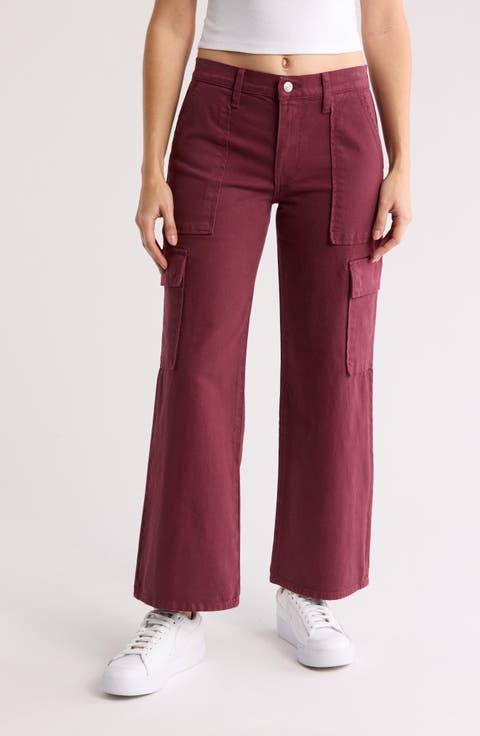 Rosalie High Waist Wide Leg Cargo Jeans