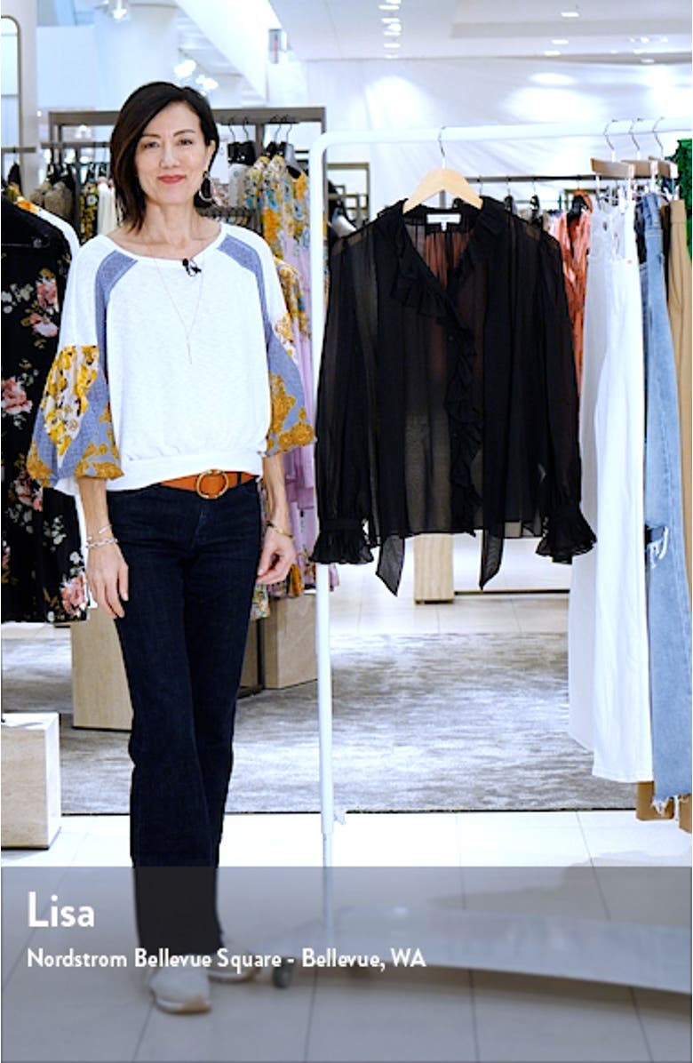 Ruffle Silk Shirt, sales video thumbnail