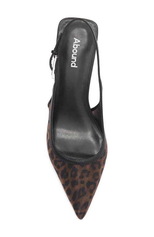 Abound Lidia Slingback Kitten Heel Pump In Brown
