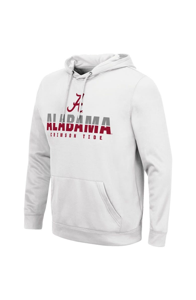 COLOSSEUM Men's Colosseum White Alabama Crimson Tide Lantern Pullover Hoodie, Alternate, color, White