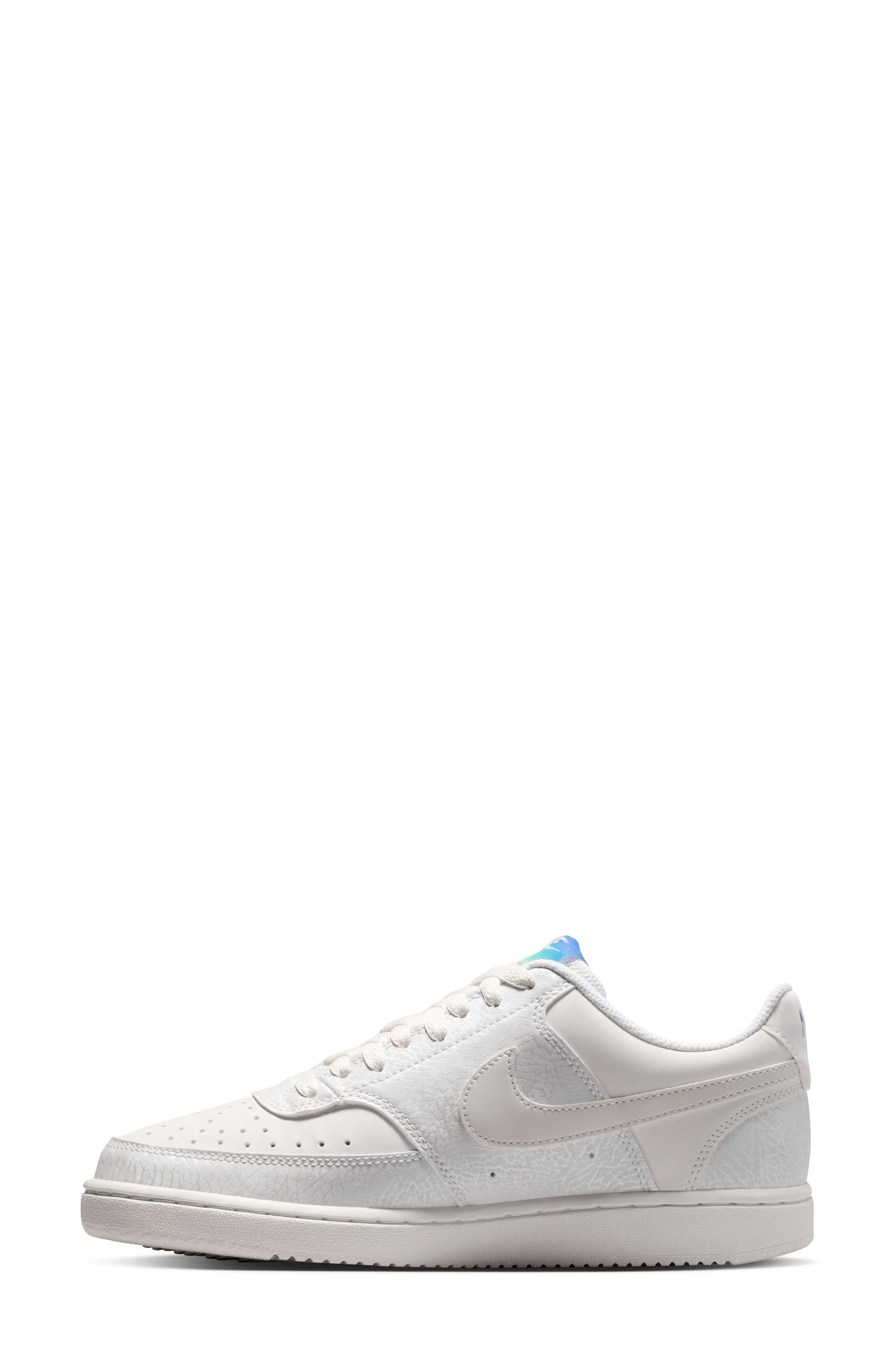 Court Vision Low Sneaker, Alternate, color, WHITE/ OFF WHITE-HYPER ROYAL