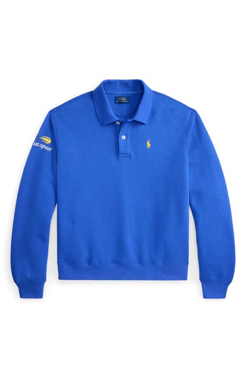 US Open Arctic Fleece Long Sleeve Polo