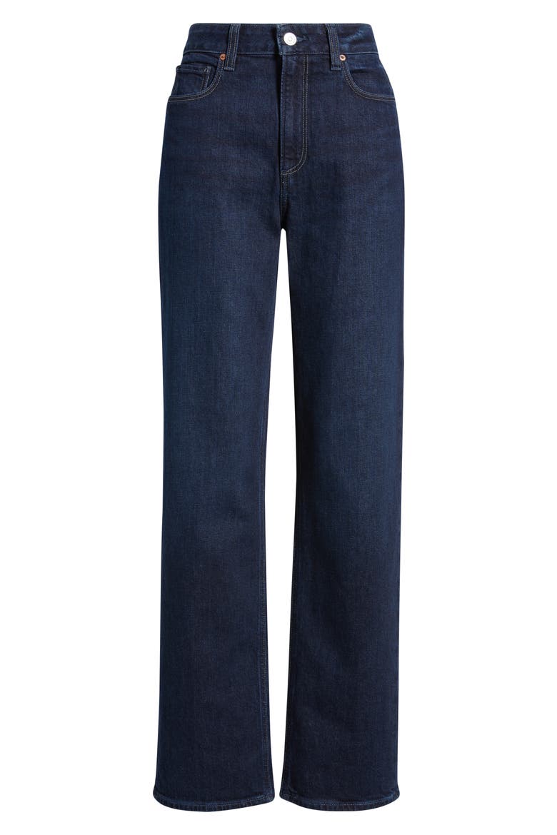 Stevie High Waist Straight Leg Jeans, Alternate, color, DWELL