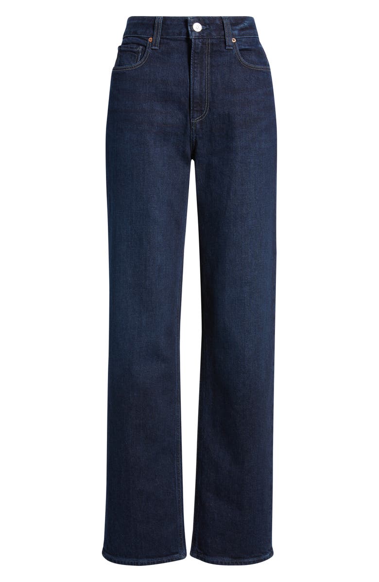PAIGE Stevie High Waist Straight Leg Jeans, Alternate, color, Dwell