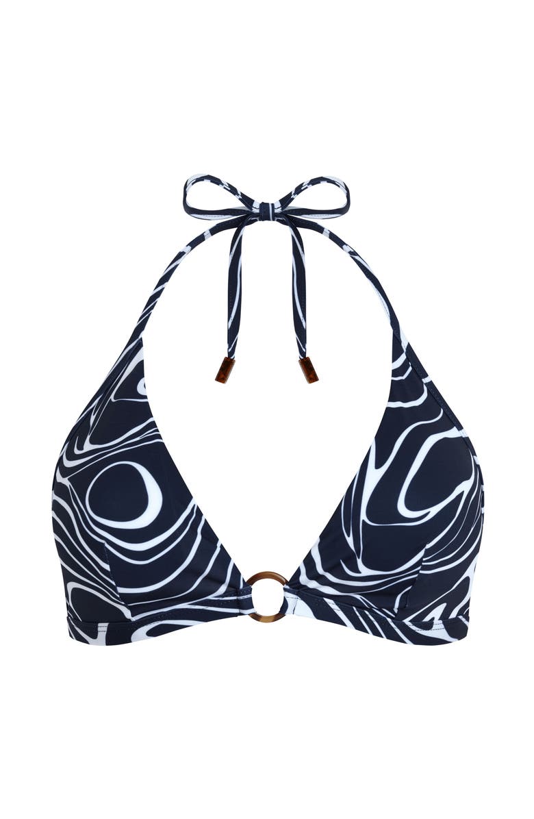 Vilebrequin Women Halter Bikini Top Orcas, Main, color, Navy