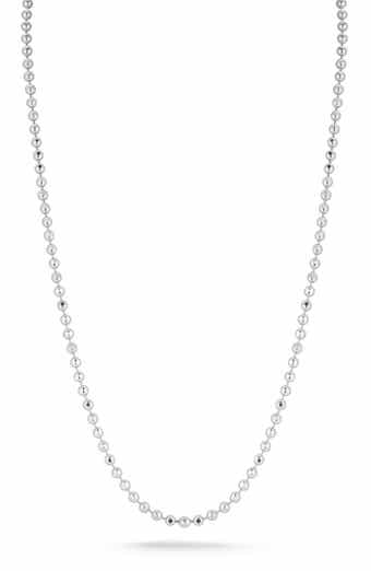 Sterling Silver Ball Necklace