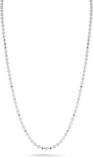 GLAZE JEWELRY Sterling Silver Ball Necklace
