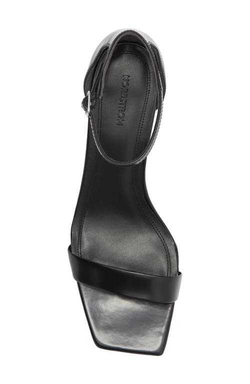 Nordstrom Naiomi Ankle Strap Sandal In Black