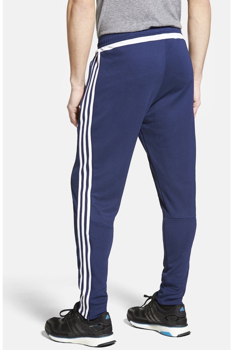 'Tiro 15' Slim Fit CLIMACOOL® Training Pants, Alternate, color, DARK BLUE/ WHITE/ DARK BLUE
