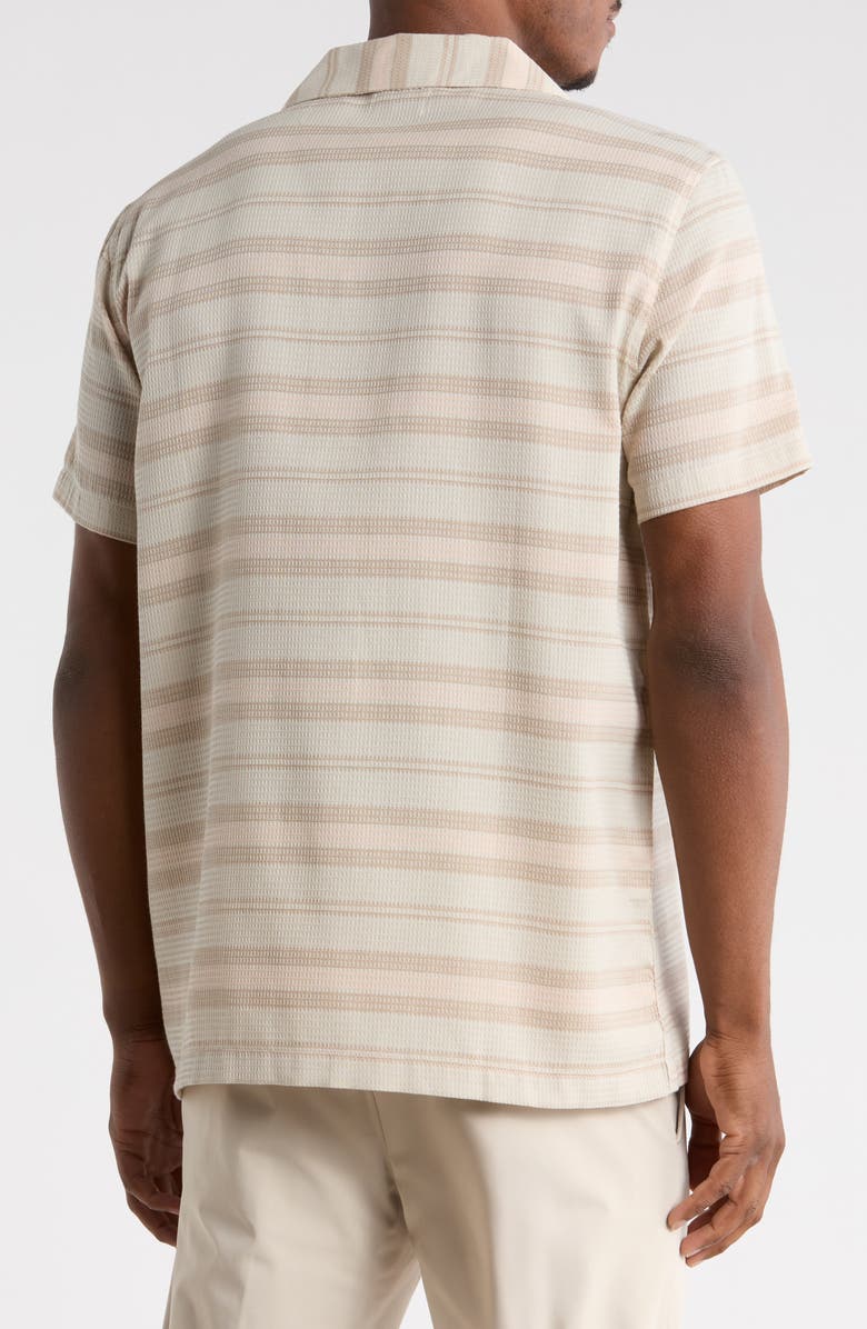Hurley Textured Yarn Dye Stripe Shirt, Alternate, color, Bone