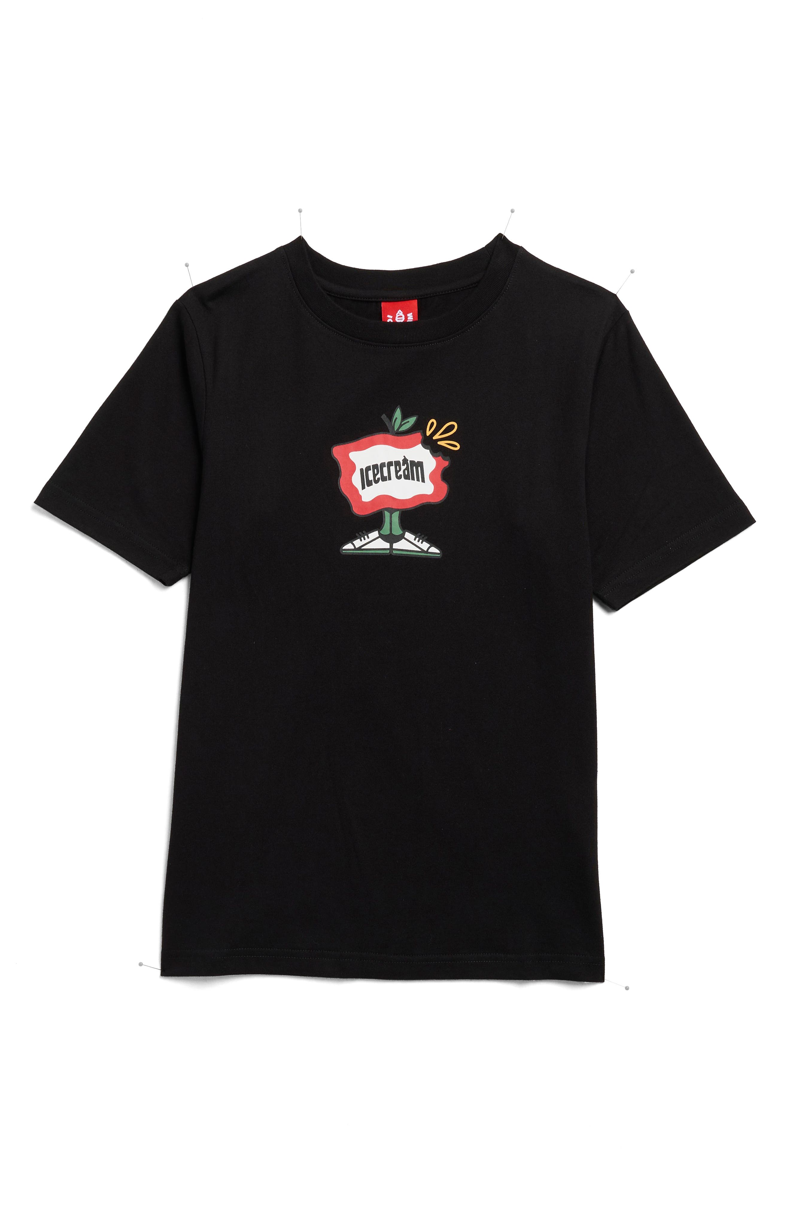 ICECREAM Kids' Flag Cotton Graphic T-Shirt
