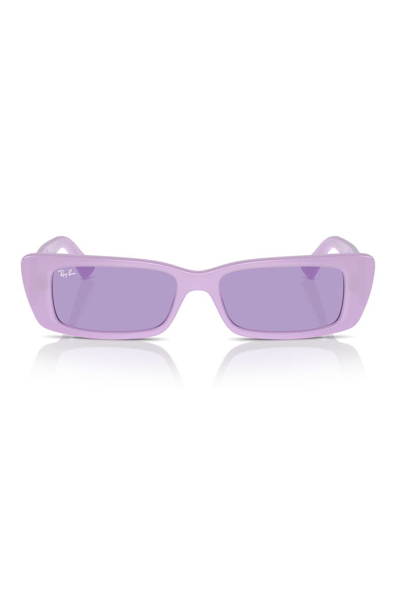 Teru 54mm Rectangle Sunglasses, Alternate, color, VIOLET