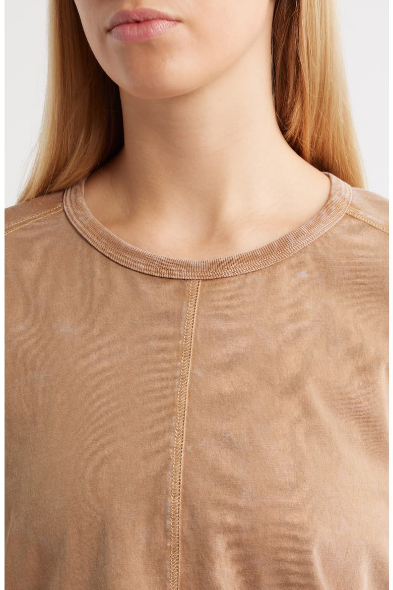 Acid Wash T-Shirt, Alternate, color, BURLAP