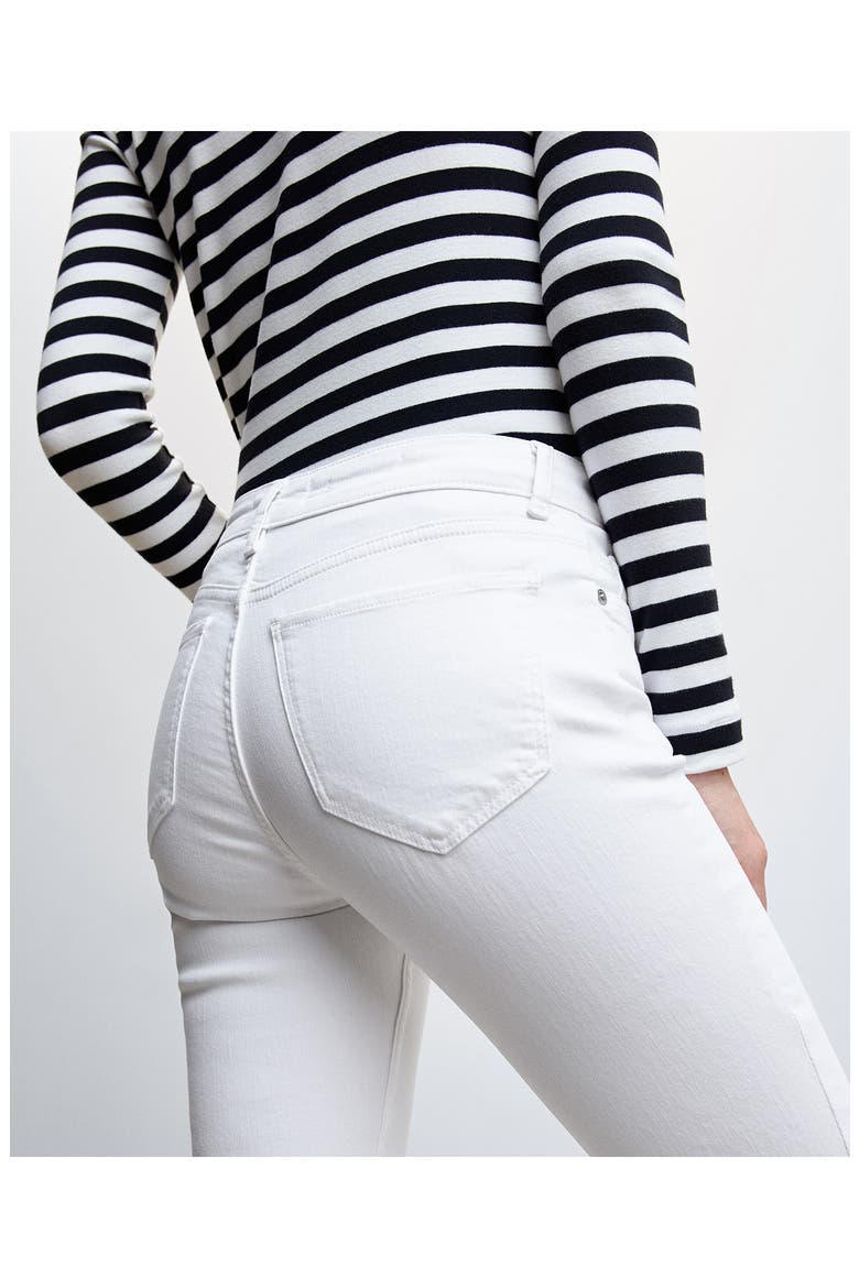 Flare Jeans, Alternate, color, WHITE