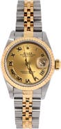 Pre-Owned Rolex Oyster Perpetual Datejust Automatic Watch Stainless Steel and Yellow Gold 26