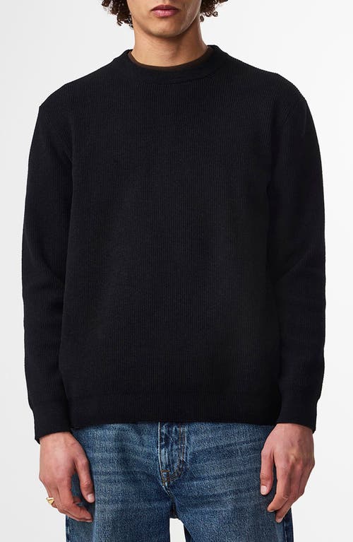 Nn07 Danny 6429 Rib Sweater In Black