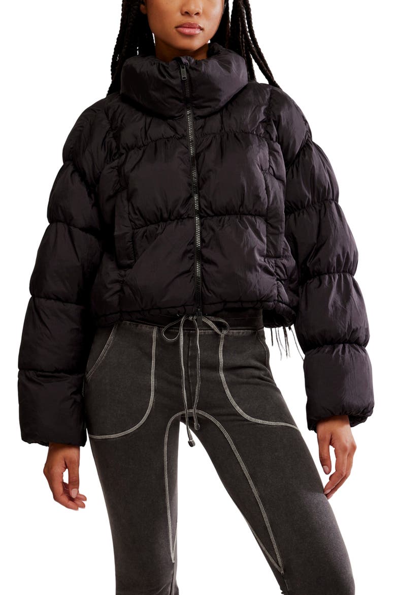FP Movement In a Bubble Puffer Jacket, Main, color, BLACK