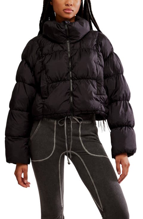 In a Bubble Puffer Jacket