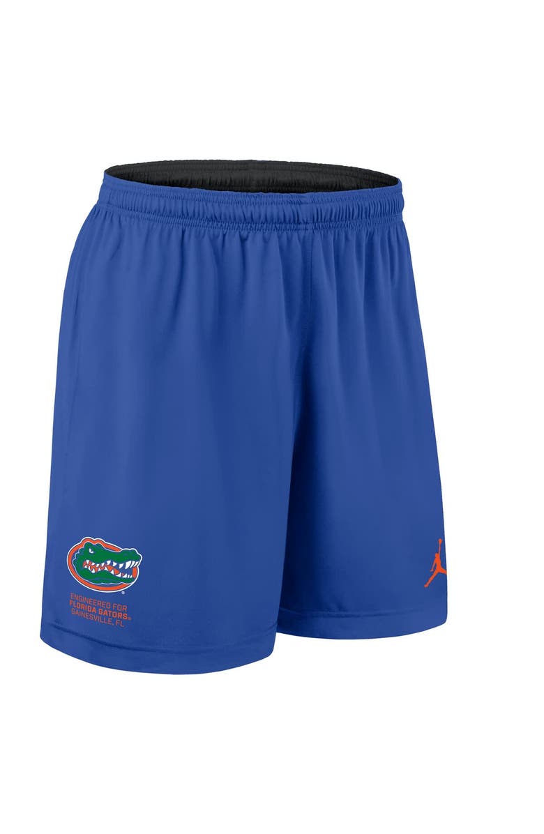 Jordan Brand Men's Jordan Brand Black/Royal Florida Gators 2025 Sideline Reversible Performance Shorts, Alternate, color, Black