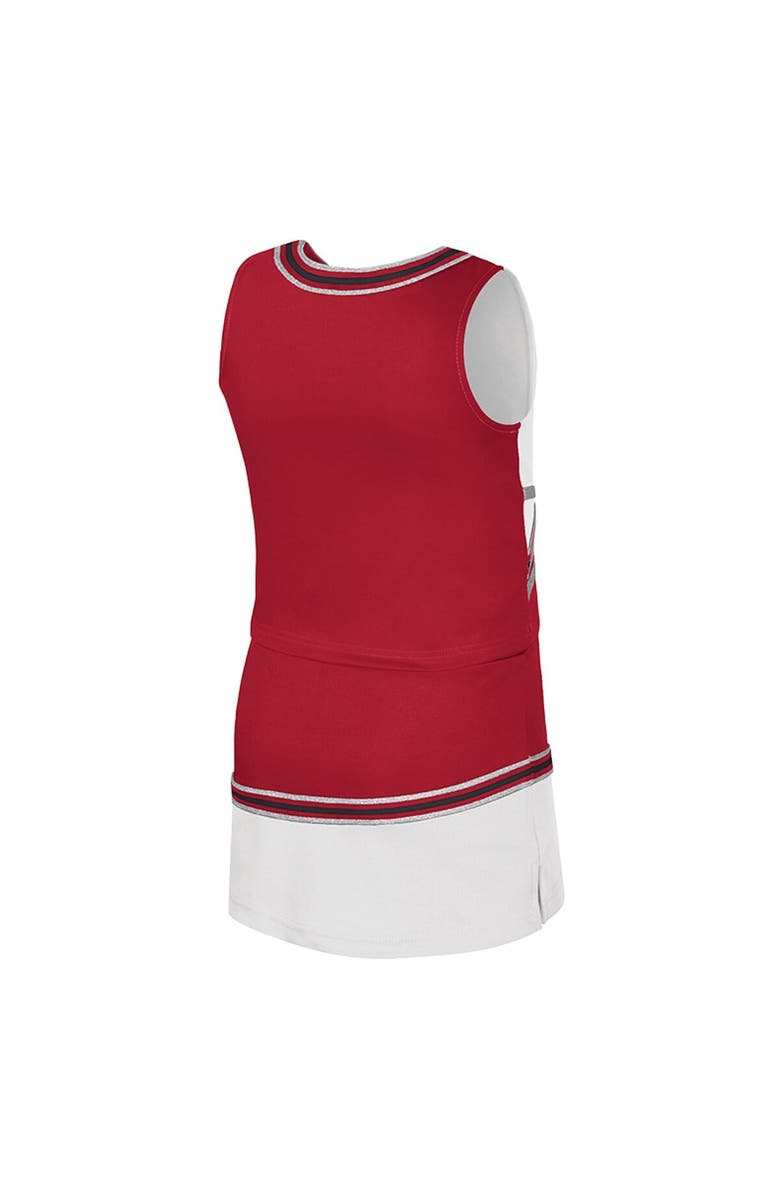 COLOSSEUM Girls Youth Colosseum Crimson Indiana Hoosiers Lollipop Park Cheer Two-Piece Set, Alternate, color, Crimson