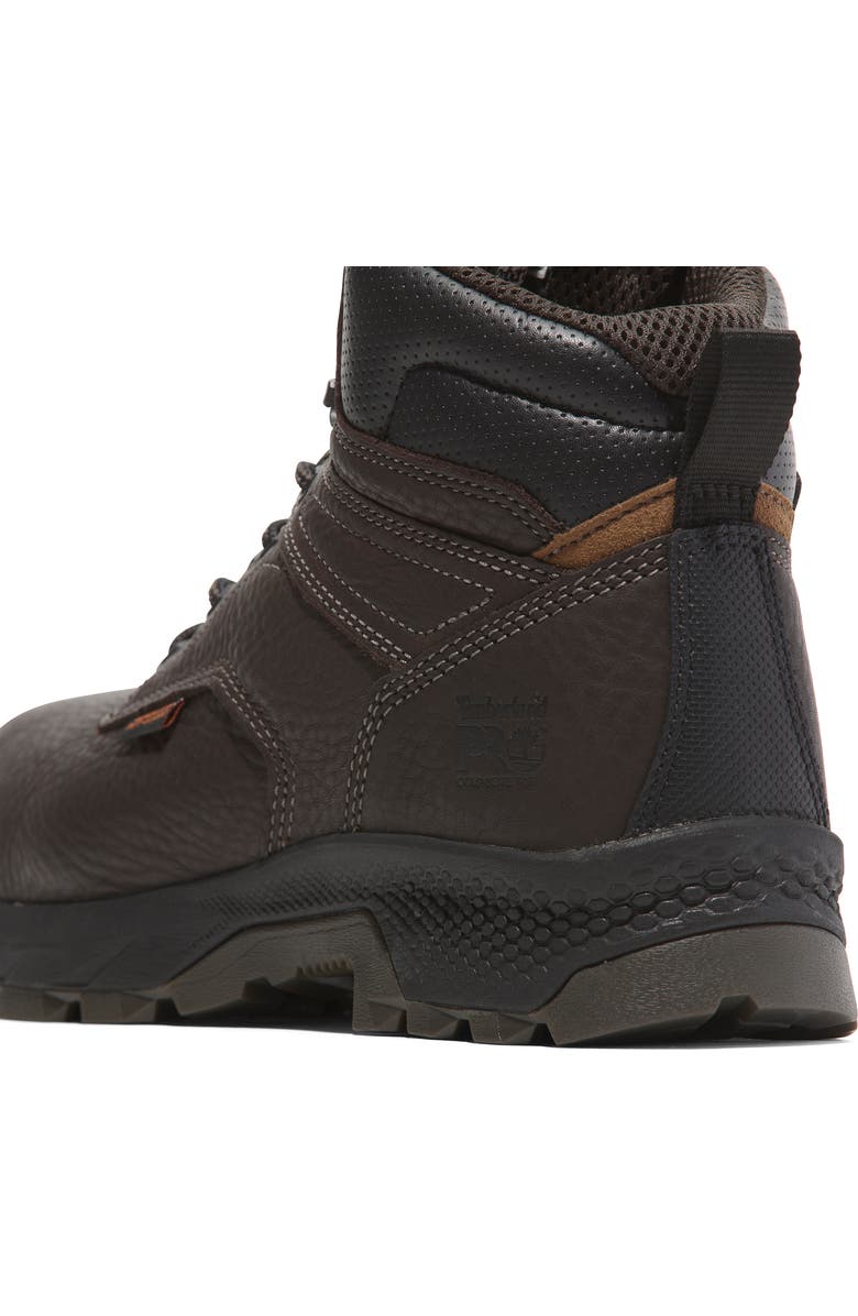 Timberland TiTAN EV 6" Waterproof Composite Toe Work Boot, Alternate, color, Brown