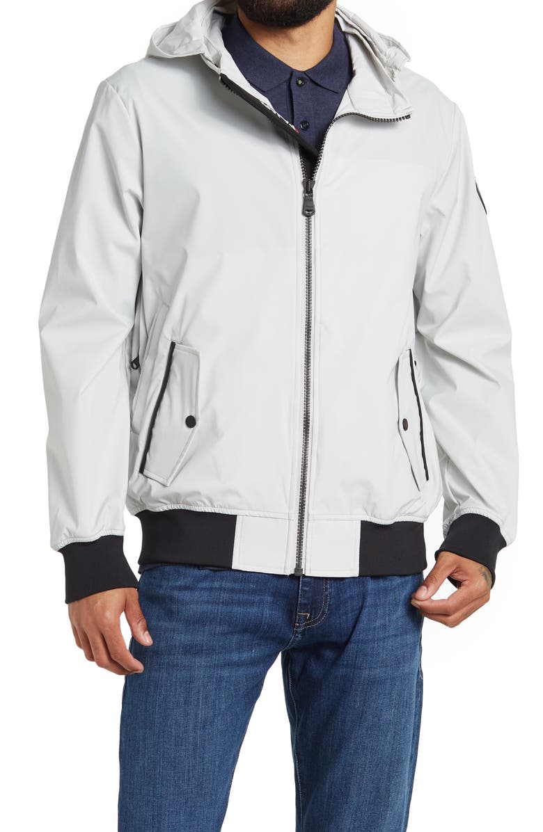 Pajar Halcyon Hooded Rain Jacket, Main, color, 