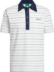 adidas Stripe Golf Polo