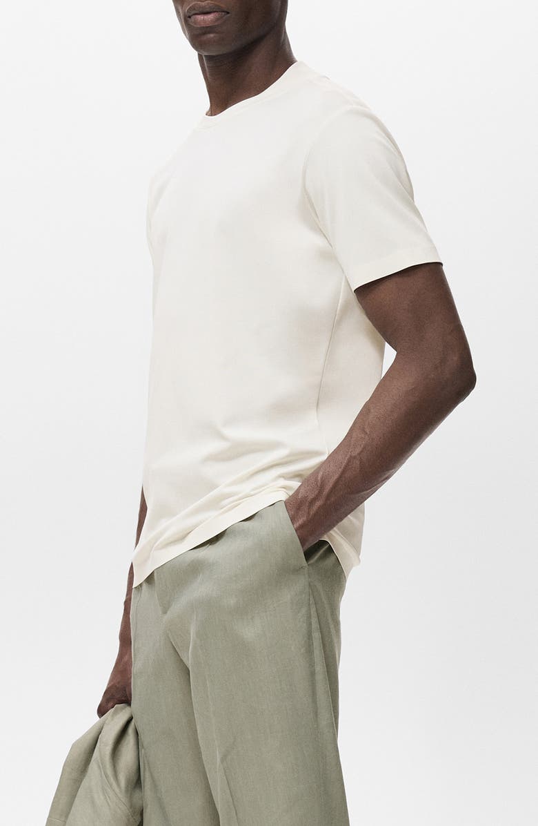 MANGO CoolMax<sup>®</sup> Slim Fit T-Shirt, Alternate, color, White