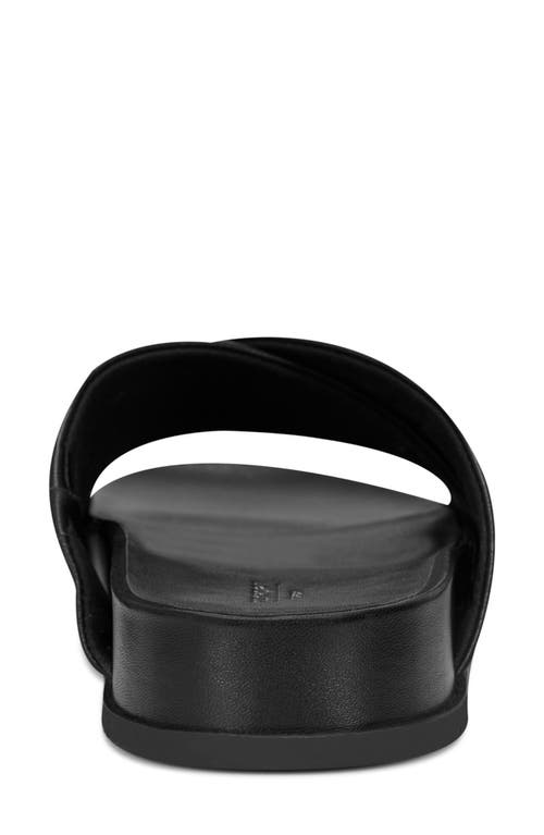 Shop Rockport Leia Slide Sandal In Black
